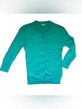 J. Crew Teal Jackie Cardigan